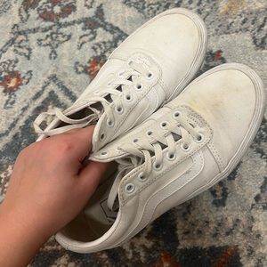 Platform White Old Skool Vans Women’s 7.5